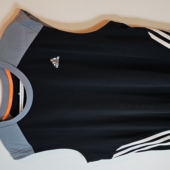 Adidas Climalite XL Black and Gray Sleeveless Jersey - Picture 2 of 6